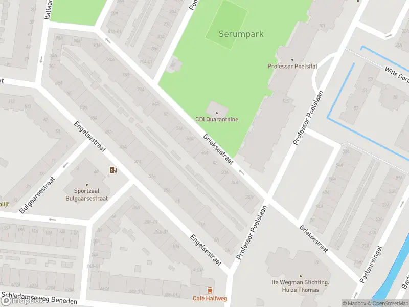 Ambulance met grote spoed naar de Grieksestraat in Rotterdam