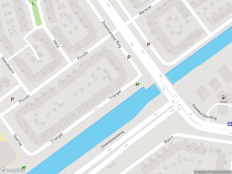 Brandweer met gepaste spoed naar de Triangel in Rotterdam vanwege een buitenbrand