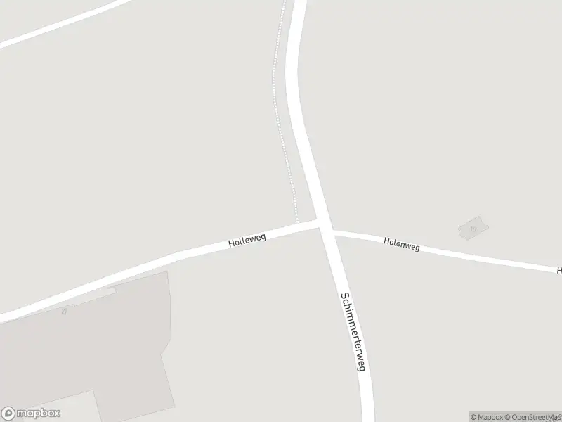Politie naar de Schimmerterweg in Beek vanwege aanrijding met letsel