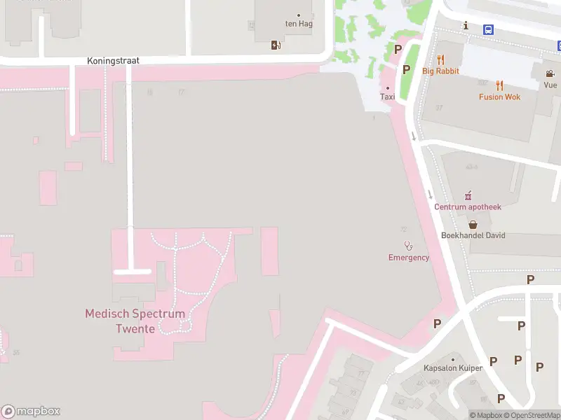 Brandweer met gepaste spoed naar de Koningsplein in Enschede vanwege afgaan automatisch brandalarm