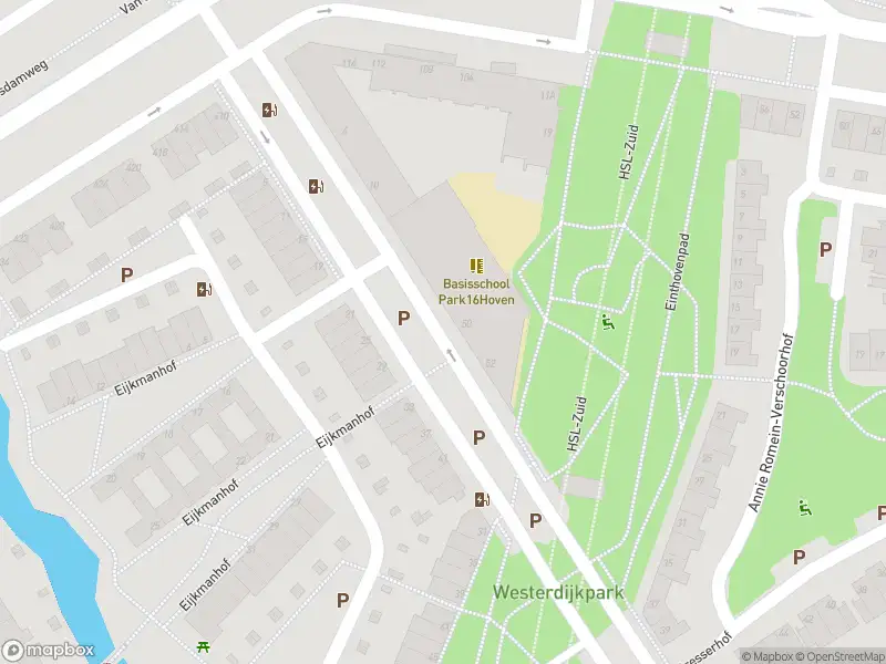 Ambulance met gepaste spoed naar de Tinbergenlaan in Rotterdam
