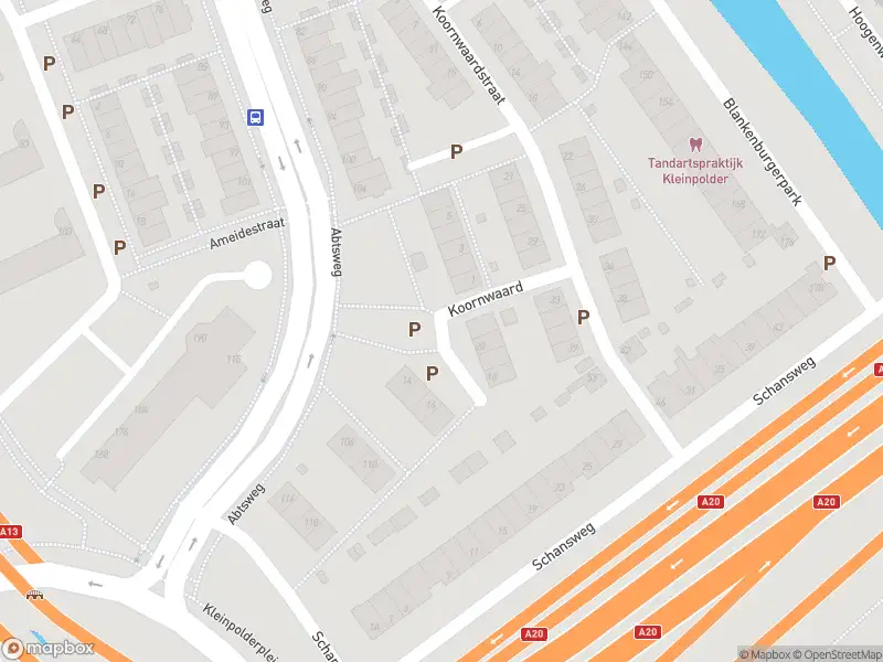 Ambulance met gepaste spoed naar de Koornwaard in Rotterdam