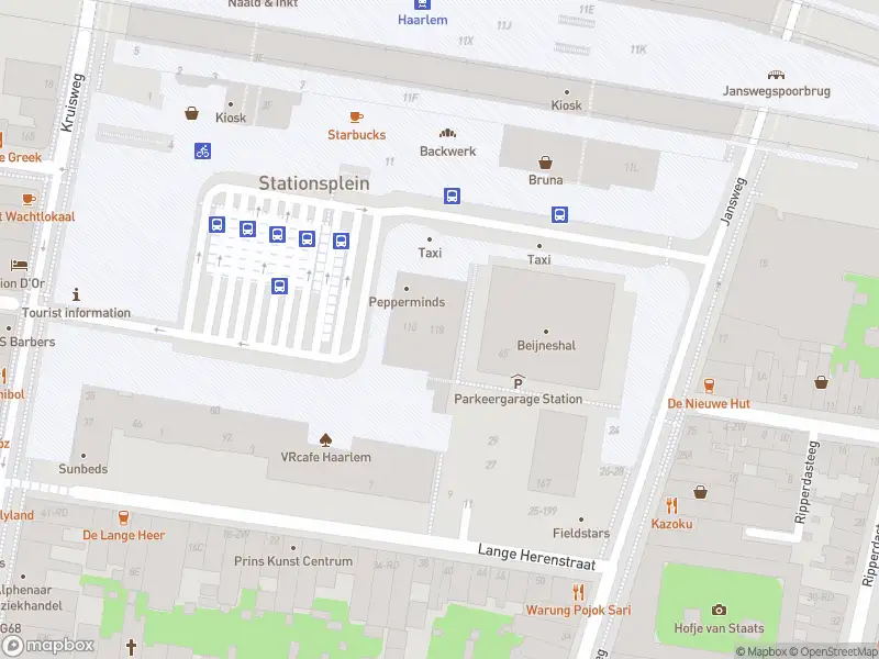 Brandweer met gepaste spoed naar de Kennemerplein in Haarlem vanwege afgaan automatisch brandalarm