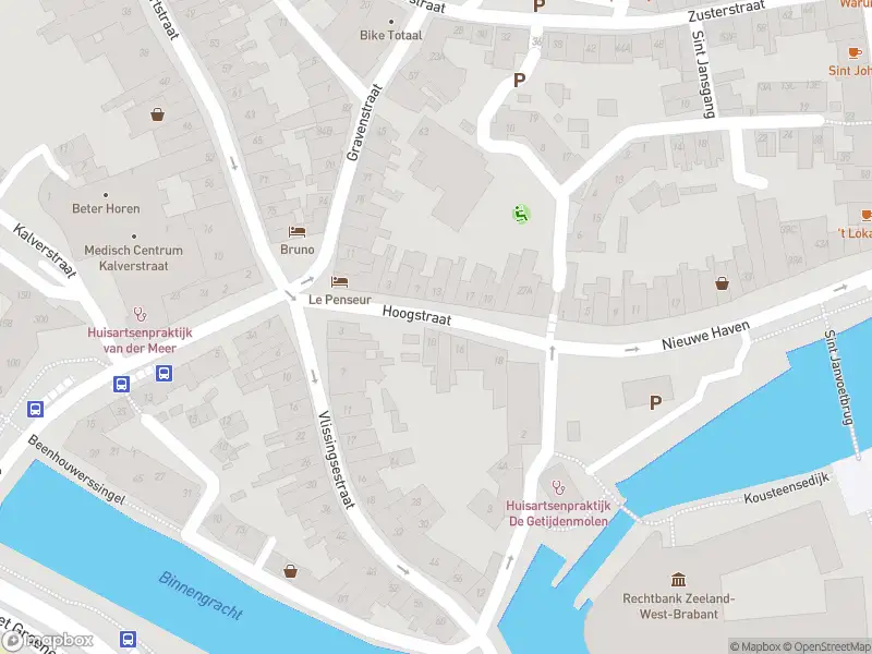 Politie met gepaste spoed naar de Hoogstraat in Middelburg vanwege letsel