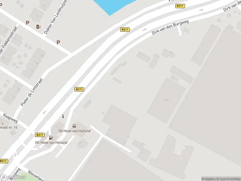 Brandweer met gepaste spoed naar de Dirk van den Burgweg in Hoek van Holland vanwege stormschade