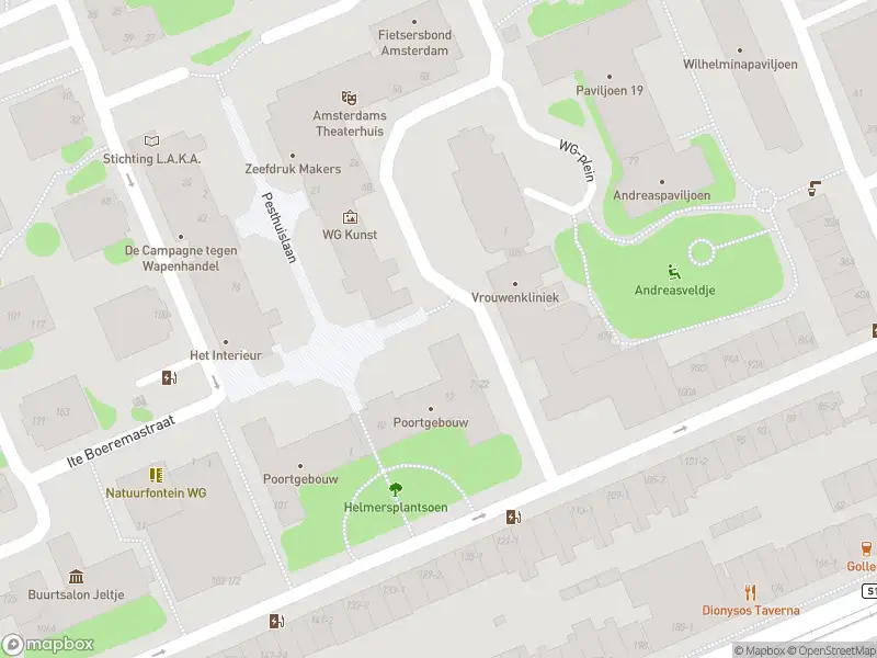 Ambulance met gepaste spoed naar de Jeltje de Bosch Kemperpad in Amsterdam