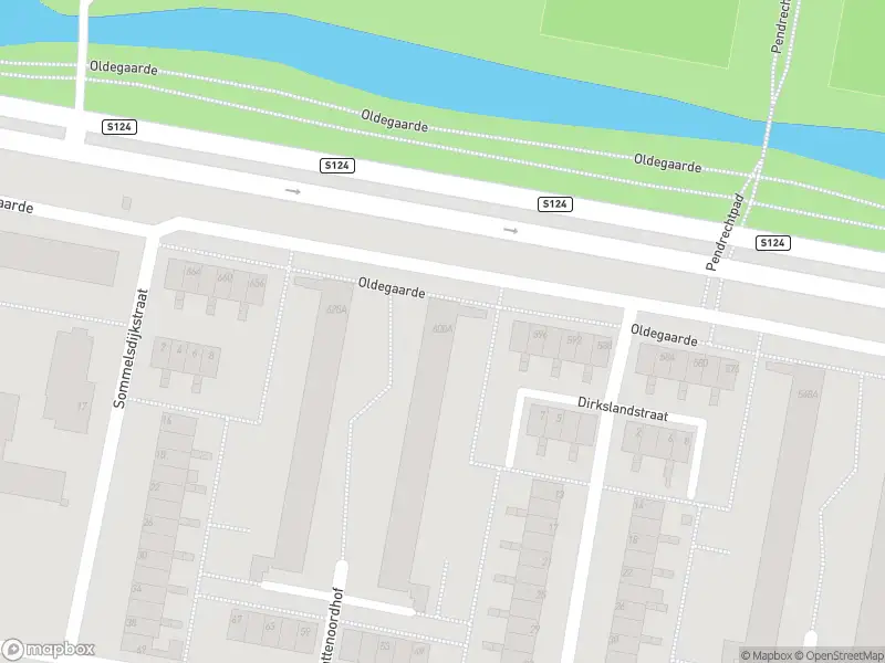 Ambulance met grote spoed naar de Oldegaarde in Rotterdam