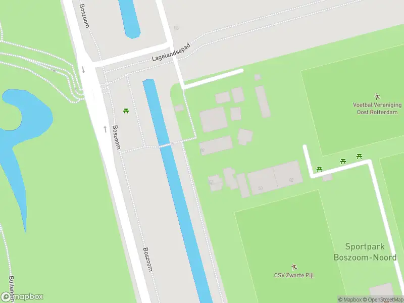 Politie naar de Boszoom in Rotterdam