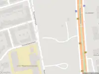Brandweer met gepaste spoed naar de Heerderdwarsstraat in Maastricht vanwege een buitenbrand