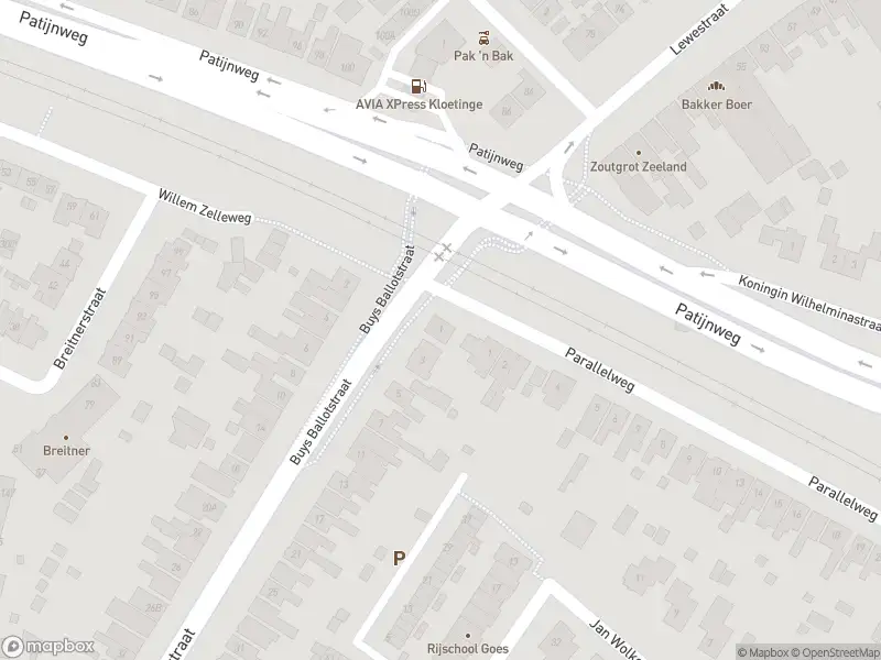 Overlastmelding Buys Ballotstraat in Goes gesloten