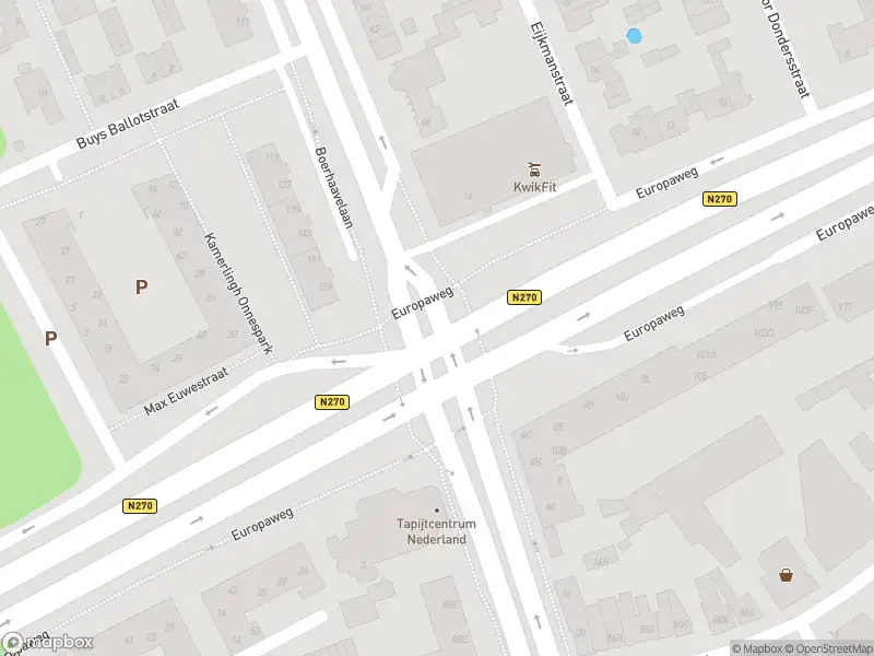 Politie naar de Europaweg in Helmond vanwege ongeval met letsel