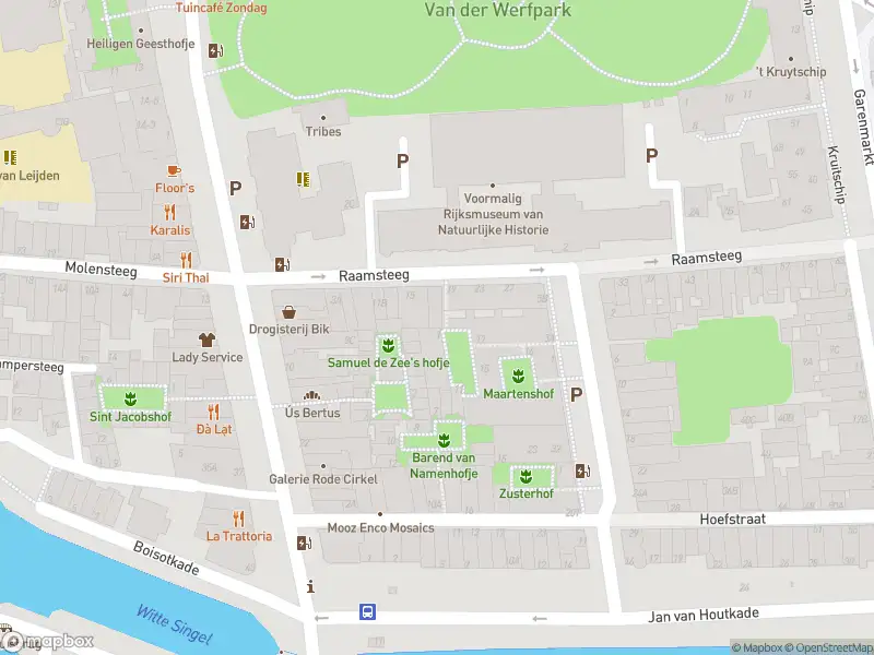 Ambulance met gepaste spoed naar de Weeshuishof in Leiden