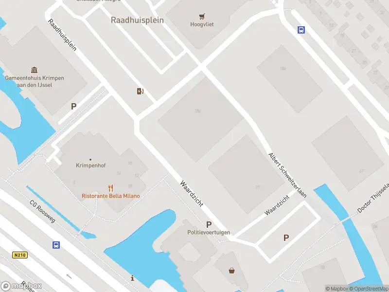 Ambulance met gepaste spoed naar de Albert Schweitzerlaan in Krimpen aan den IJssel