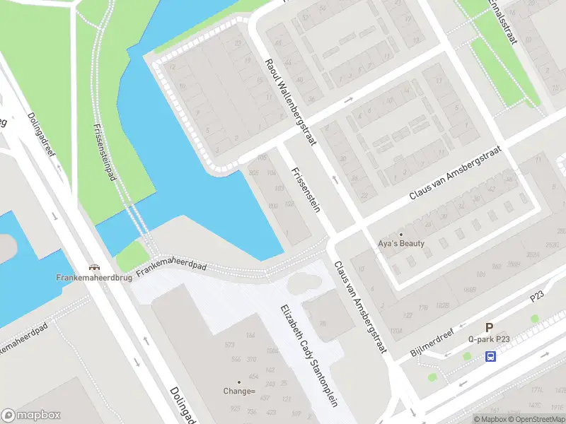 Ambulance met grote spoed naar de Frissenstein in Amsterdam