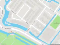 Ambulance met gepaste spoed naar de De Boezem in Alblasserdam