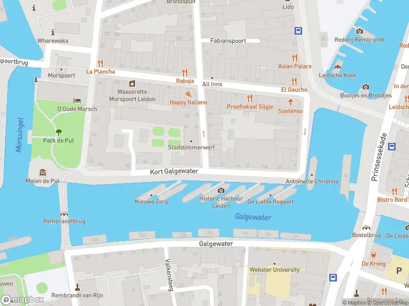 Ambulance met gepaste spoed naar de Smidssteeg in Leiden