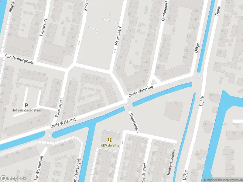 Ambulance met grote spoed naar de Oude Watering in Rotterdam