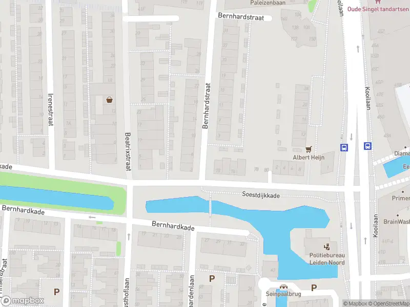 Ambulance met grote spoed naar de Bernhardstraat in Leiden