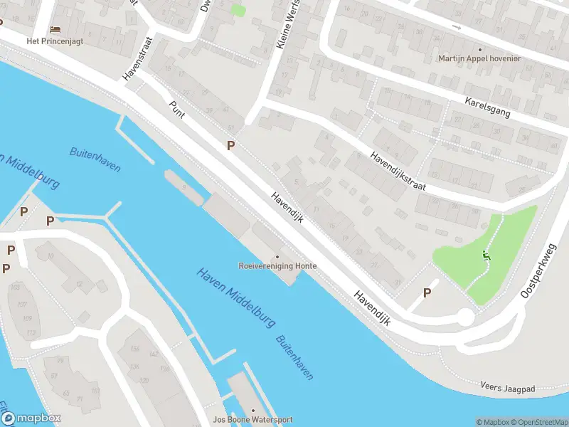 Brandweer en politie met grote spoed naar de Havendijk in Middelburg vanwege personen te water