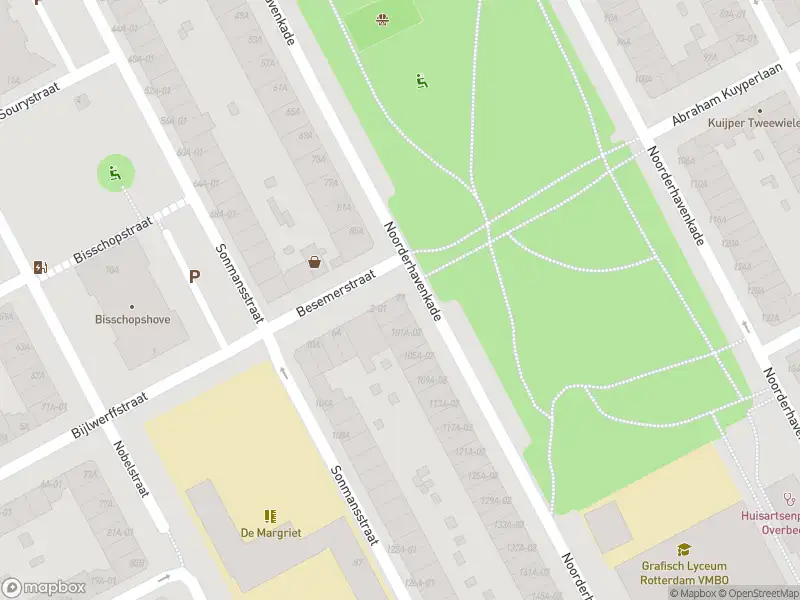 Ambulance met grote spoed naar de Noorderhavenkade in Rotterdam