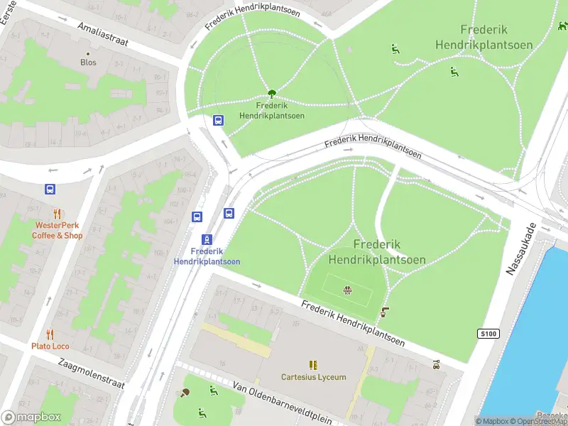 Ambulance met grote spoed naar de Frederik Hendrikplantsoen in Amsterdam