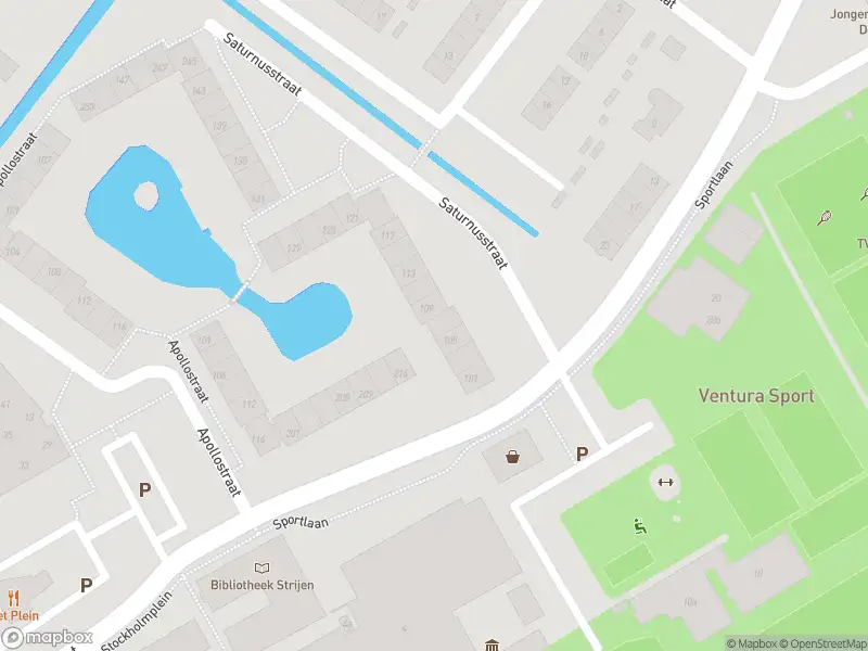 Ambulance met gepaste spoed naar de Saturnusstraat in Strijen
