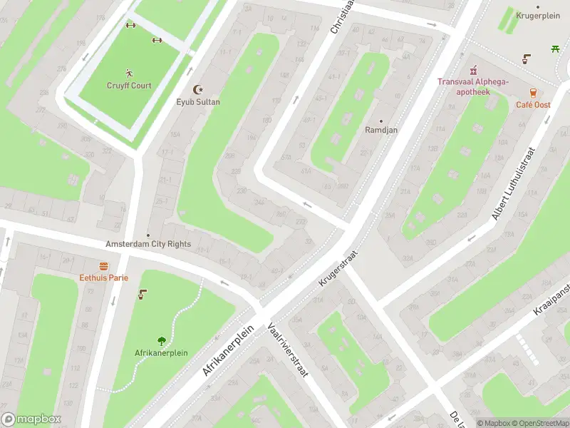 Ambulance met gepaste spoed naar de Vaalrivierstraat in Amsterdam