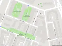 Ambulance met grote spoed naar de Johan Limpersplantsoen in Haarlem