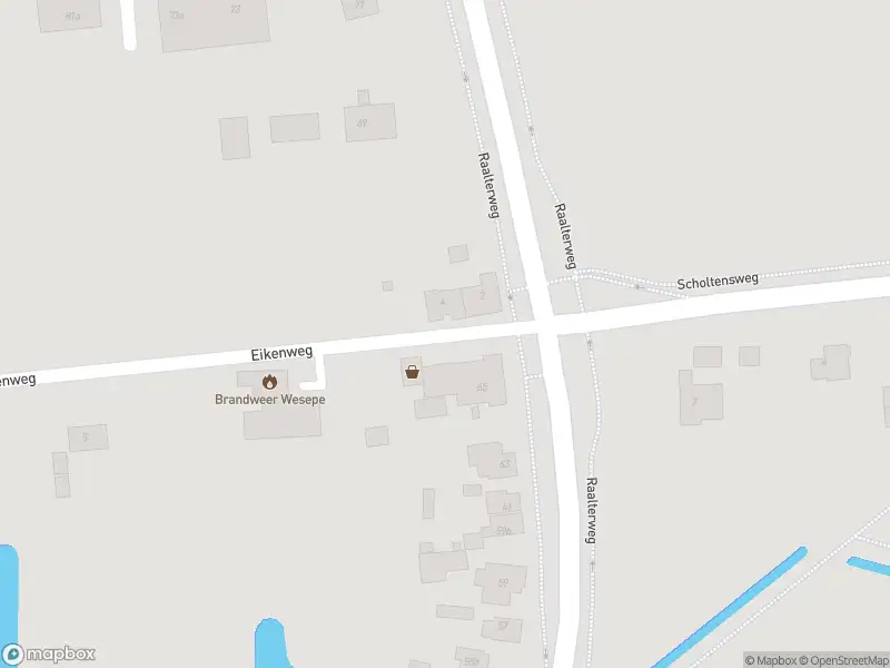 Brandweer met grote spoed naar de Eikenweg in Wesepe