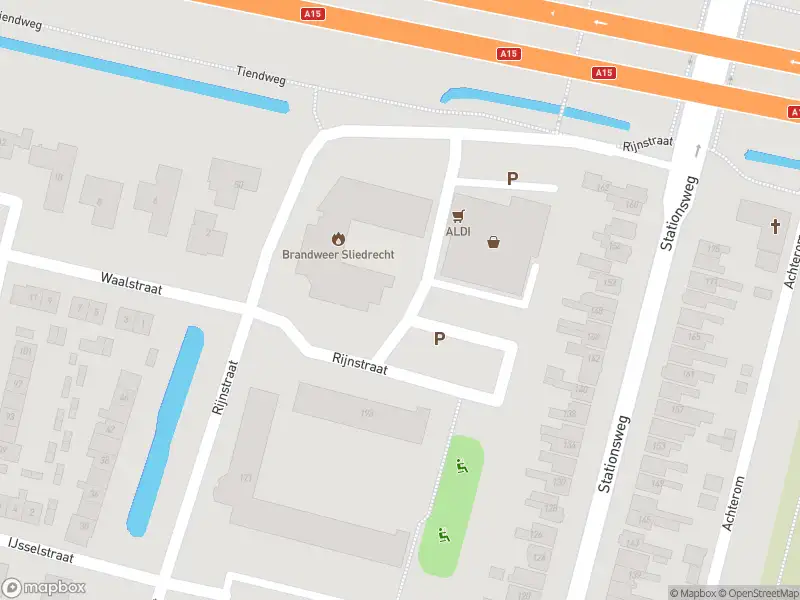 Ambulance met gepaste spoed naar de Rijnstraat in Sliedrecht