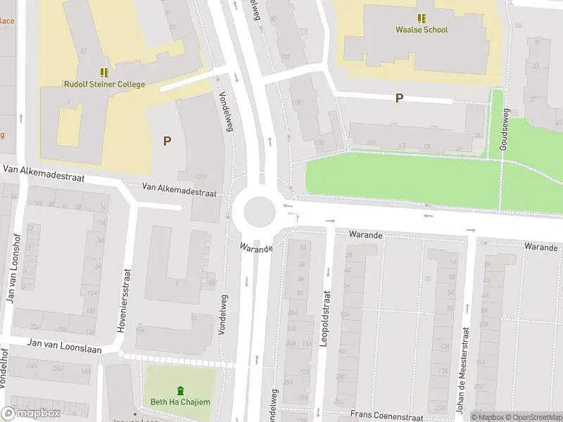 Ambulance met gepaste spoed naar de Vondelweg in Rotterdam