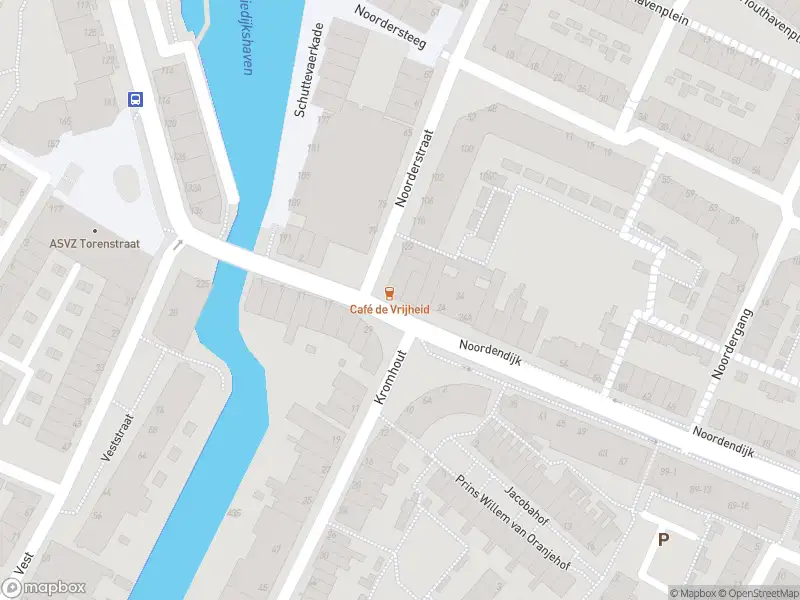 Ambulance met grote spoed naar de Noordendijk in Dordrecht