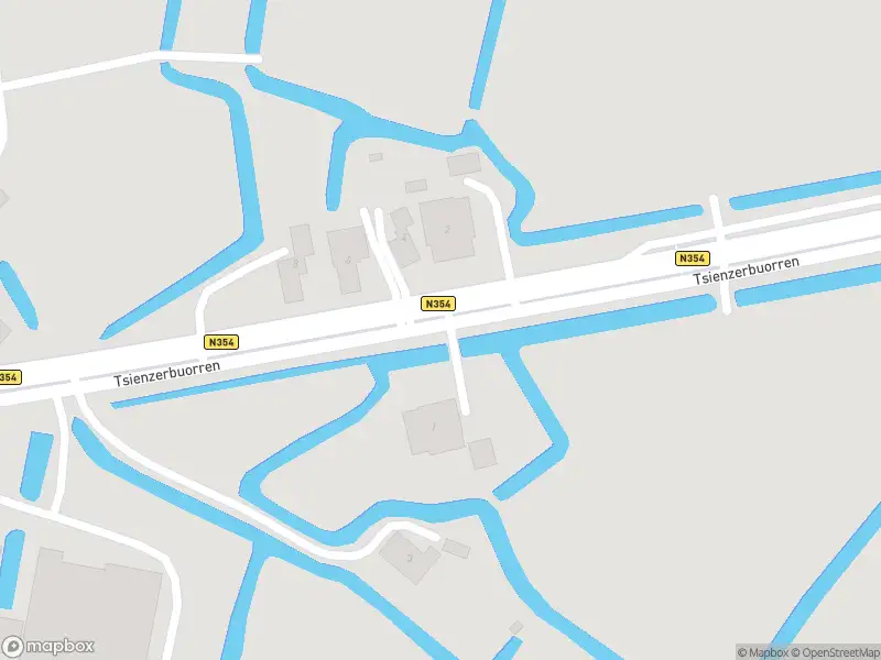 Politie met grote spoed naar de Tsienzerbuorren in Reduzum vanwege ongeval met letsel
