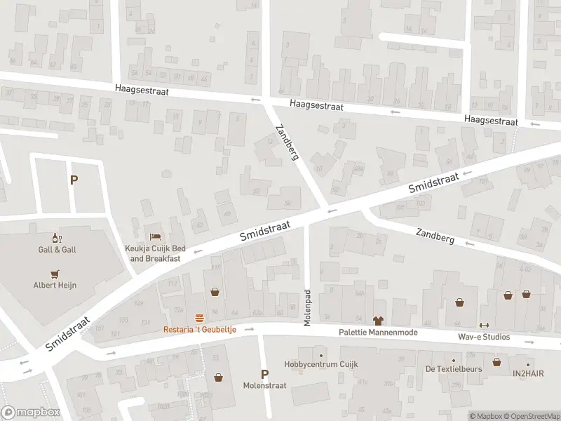 Politie naar de Smidstraat in Cuijk vanwege ongeval met letsel