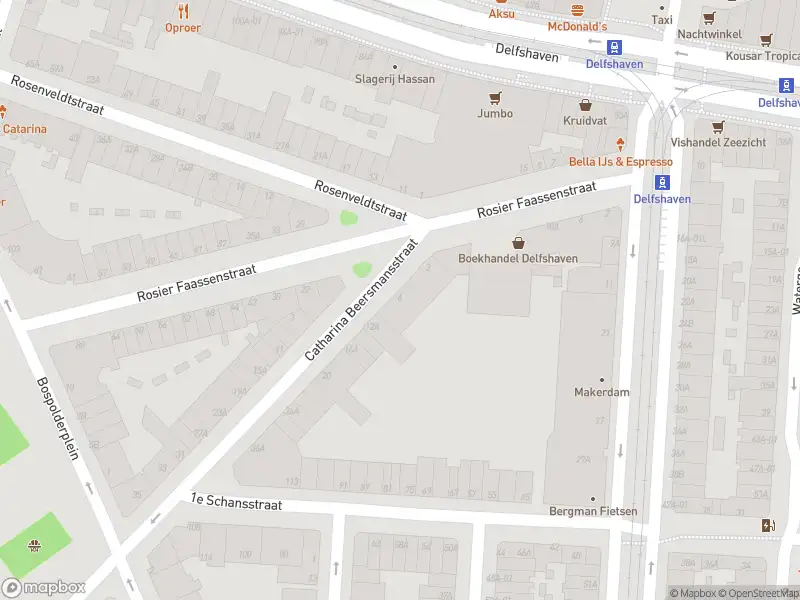 Ambulance naar de Catharina Beersmansstraat in Rotterdam