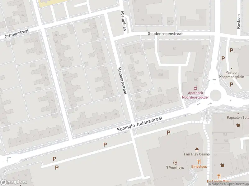 Brandweer met gepaste spoed naar de Meidoornstraat in Emmeloord vanwege gebouwbrand
