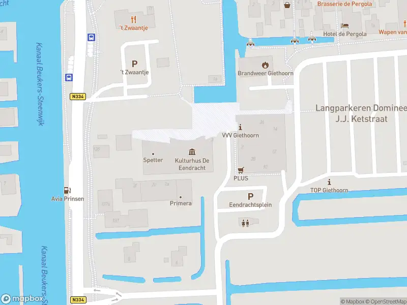 Brandweer met normale urgentie naar de Eendrachtsplein in Giethoorn vanwege wateroverlast