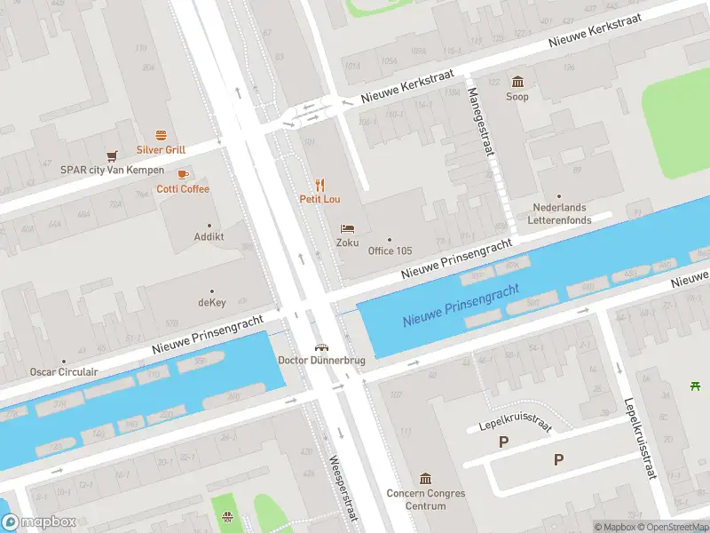 Besteld ambulance vervoer naar de Weesperstraat in Amsterdam