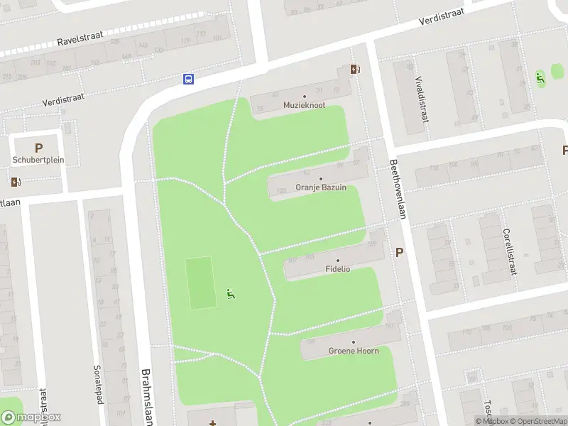 Brandweer met gepaste spoed naar de César Franckstraat in Leiden