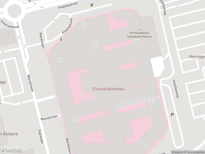 Besteld ambulance vervoer naar de Hospitaalweg in Almere