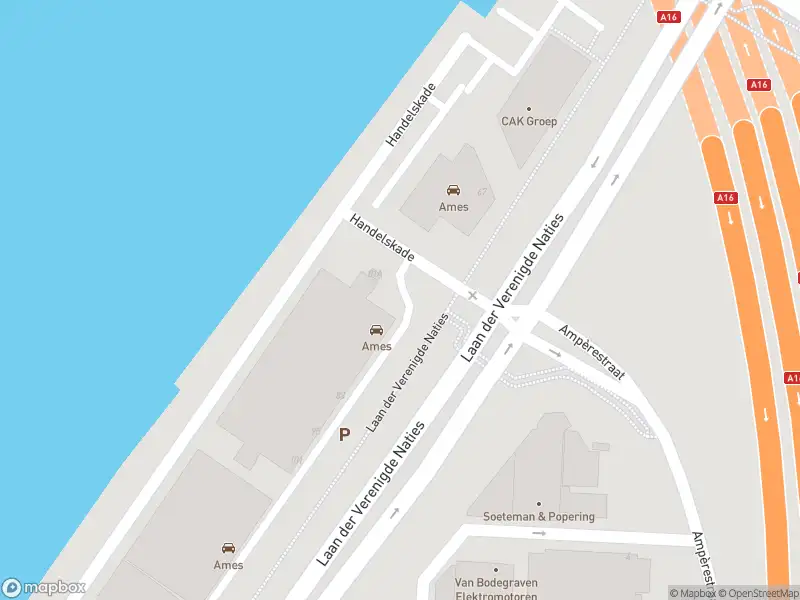 Ambulance met gepaste spoed naar de Laan der Verenigde Naties in Dordrecht