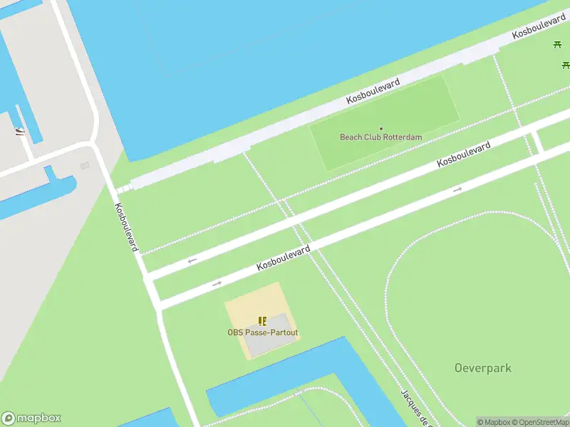 Brandweer met gepaste spoed naar de Kosboulevard in Rotterdam