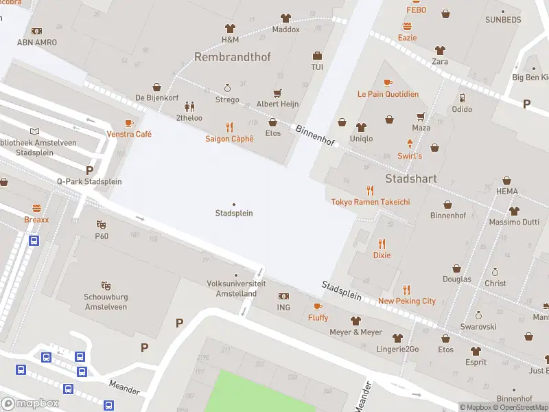 Ambulance met gepaste spoed naar de Stadsplein in Amstelveen