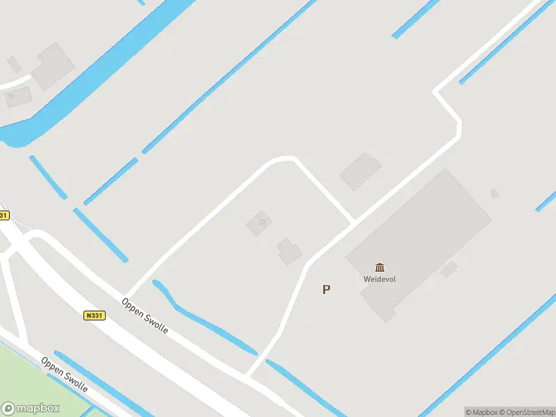Politie naar de Oppen Swolle in Zwartsluis vanwege aanrijding met letsel
