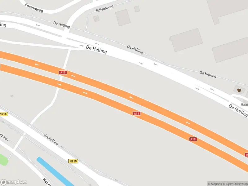 Ambulance met grote spoed naar de De Helling in Alblasserdam