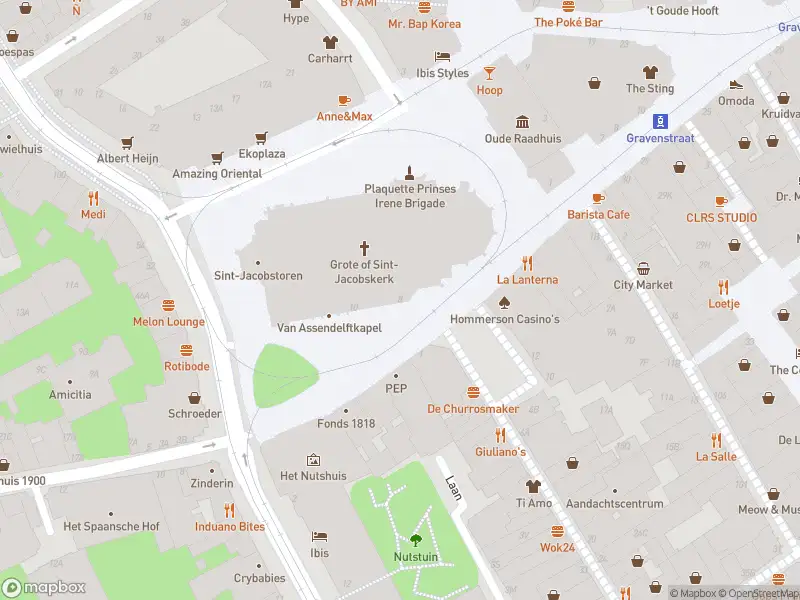 Ambulance met gepaste spoed naar de Rond de Grote Kerk in 's-Gravenhage