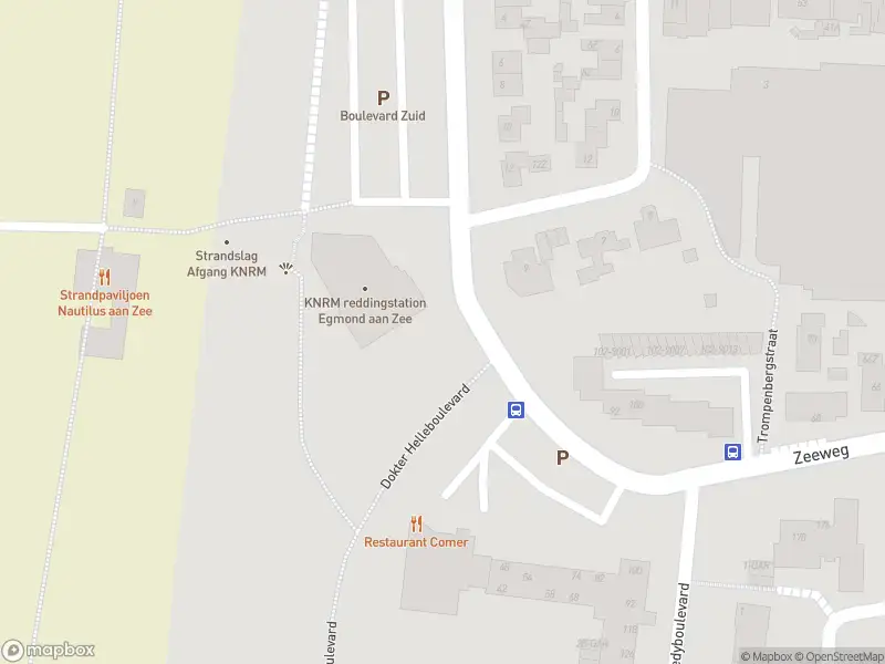 Ambulance met grote spoed naar de Boulevard Zuid in Egmond aan Zee