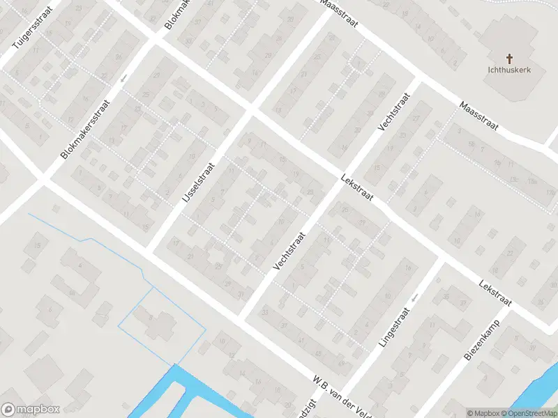 Politie naar de Lekstraat in Alblasserdam vanwege ongeval met letsel