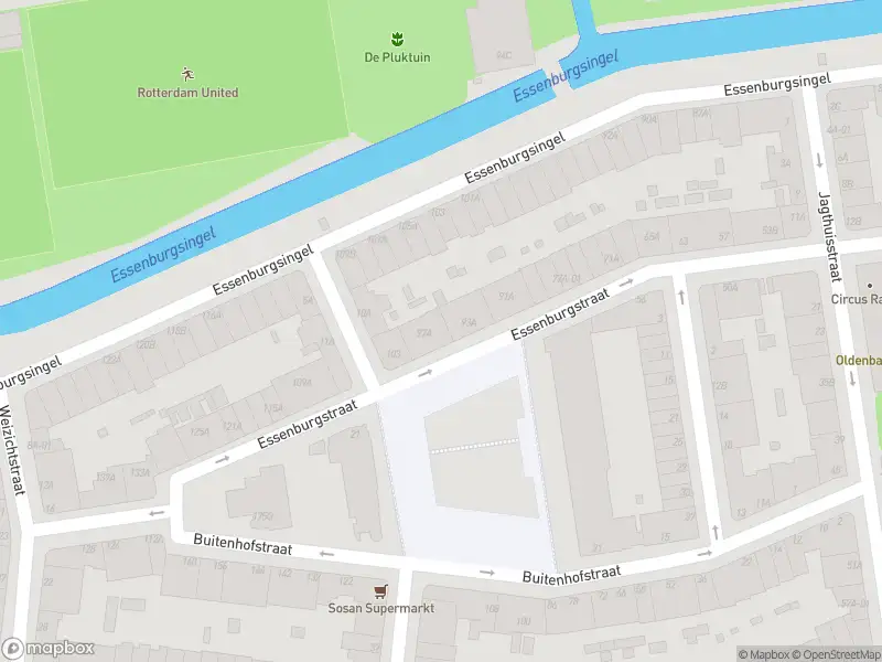 Ambulance met grote spoed naar de Essenburgstraat in Rotterdam