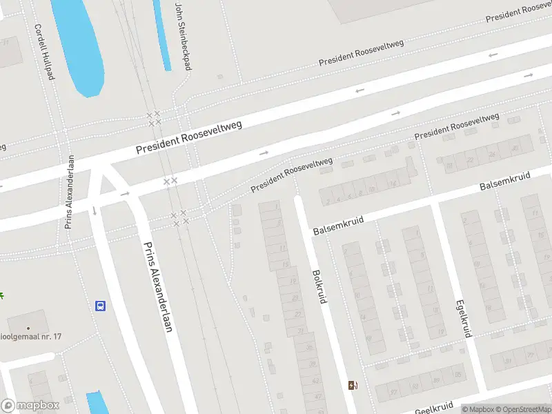 Ambulance met gepaste spoed naar de Bolkruid in Rotterdam